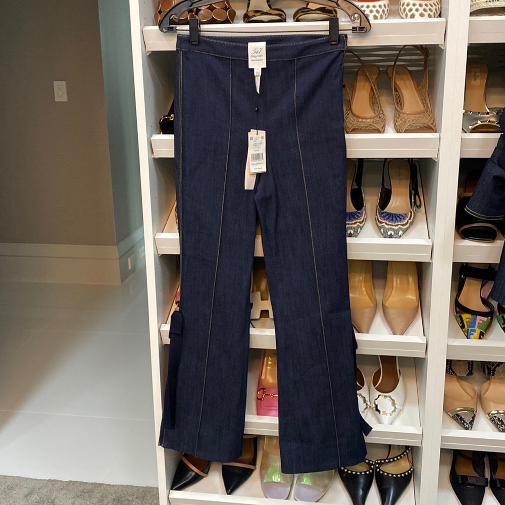 Cinq A Sept Lou side split denim pant